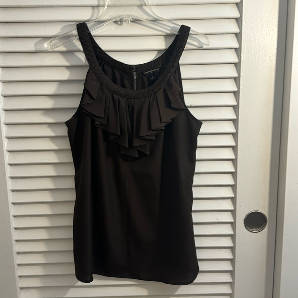 EUC Banana Republic Brown Ruffle Tank - Medium
